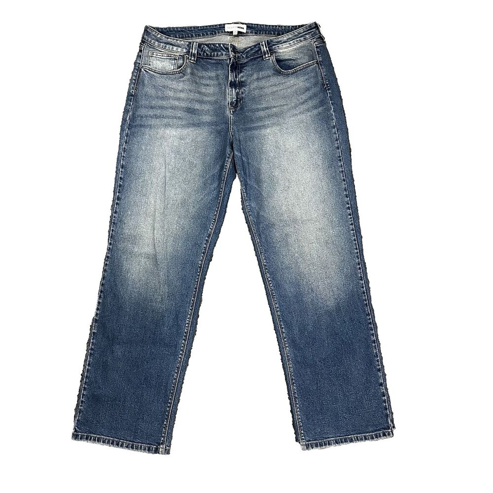 Fashion Nova Medium Wash Denim Blue Jeans Women's Plus Size 20 WV188935M
